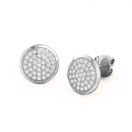 Diamond Earrings White Gold Passione