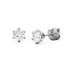 Diamond Earrings White Gold 1791 Classic