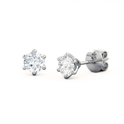 Diamond Earrings White Gold 1791 Classic