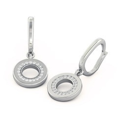 Diamond Earrings White Gold Bella