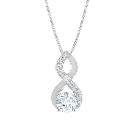 Diamond Necklaces White Gold Felicita