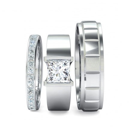 Princess s White Gold La Lucia Matching Set
