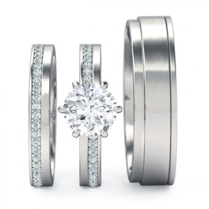  White Gold Bella Matching Set