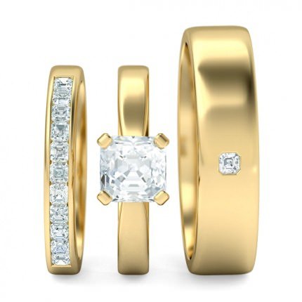 Asscher s Splendente Matching Set