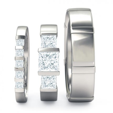 Princess s Platinum 950 Karine Matching Set