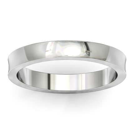Wedding Bands Platinum 950 Concave Band