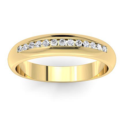 Wedding Bands Bead set Band