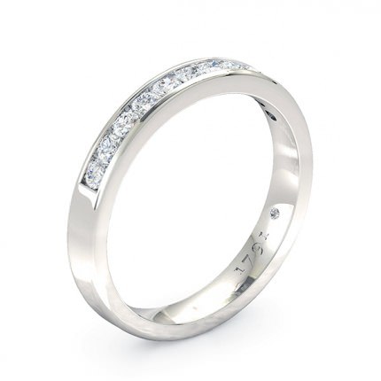 Wedding Band White Gold Ilaria Womens - Main View