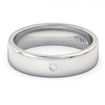 Wedding Bands Platinum 950 Ilaria Mens