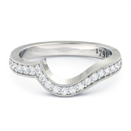 Wedding Bands White Gold Perlina Women's