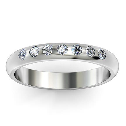  White Gold Radiosa Wedding band