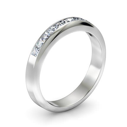 Platinum 950 Elena Wedding Band - Main View