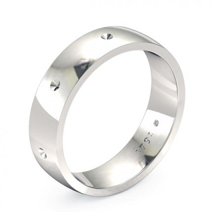 Wedding Band White Gold Eternal Men's - Main View