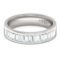 Wedding Bands White Gold Quadrata Women's