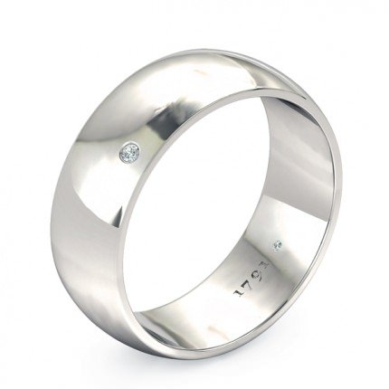 Wedding Band Platinum 950 Ignite Men's - Main View