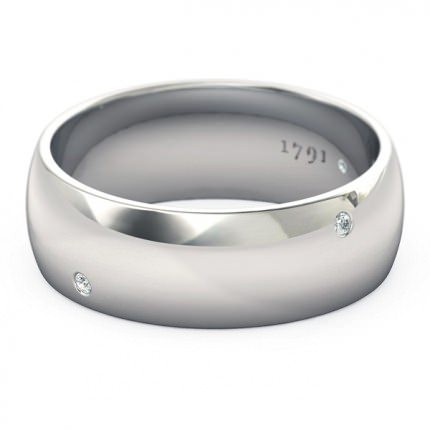 Wedding Bands Platinum 950 Ignite Men's