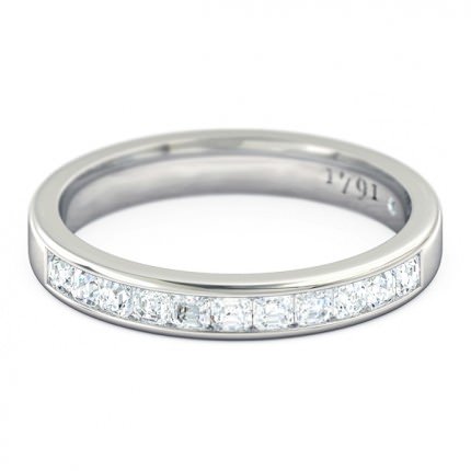 Wedding Bands Platinum 950 Splendente Women's