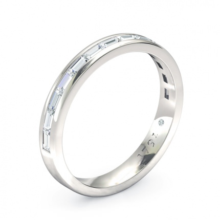Wedding Band Platinum 950 Brilliante Women's - Main View