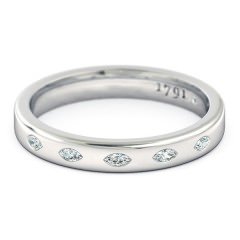 Wedding Bands Platinum 950 Duchess Women's