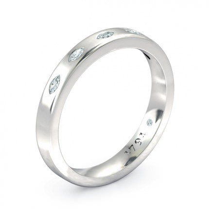 Wedding Band White Gold Duchess Women's - Main View