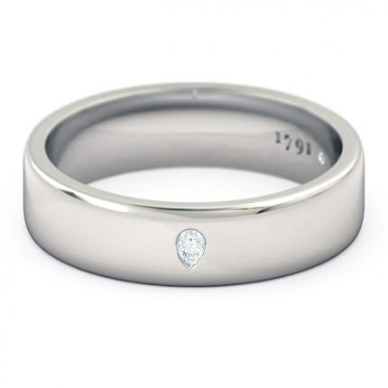 Wedding Bands Platinum 950 Pero Men's