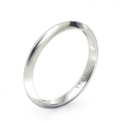 Wedding Band Platinum 950 1791 Cluster Women's - Main View