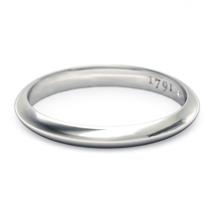 Wedding Bands Platinum 950 1791 Cluster Women's