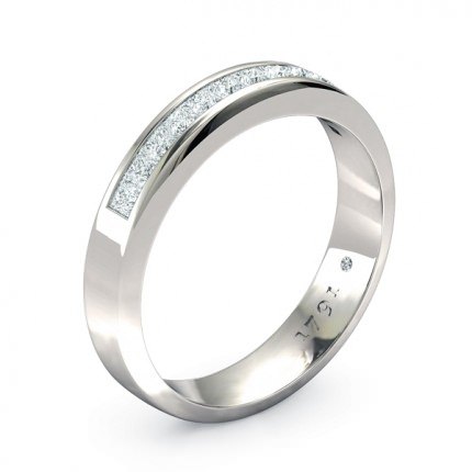 Wedding Band Platinum 950 Elena Women's - Main View