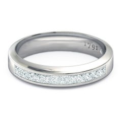 Wedding Bands White Gold Elena Women's