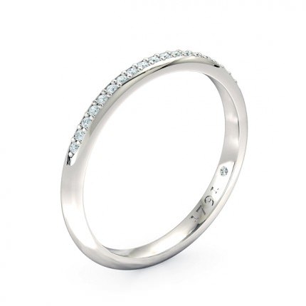 Wedding Band White Gold Maia Women's - Main View
