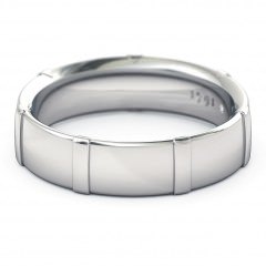 Wedding Bands White Gold Karine Men's
