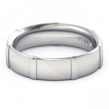 Wedding Bands White Gold Karine Men's