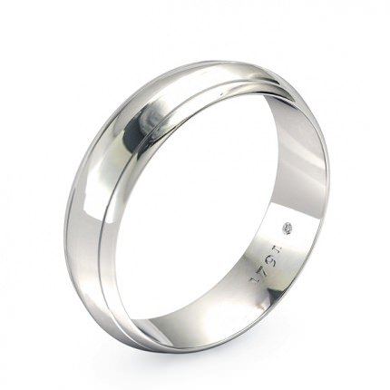 Wedding Band Platinum 950 Maia Men's - Main View
