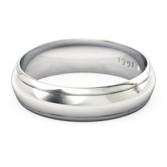 Wedding Bands White Gold Maia Men's