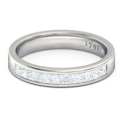 Wedding Bands White Gold Fiorella Women's