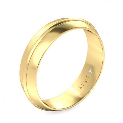 Wedding Band 1791 Solitaire Men's - Main View