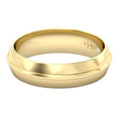 Wedding Bands 1791 Solitaire Men's