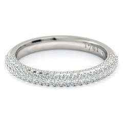 Wedding Bands White Gold Passione Women's