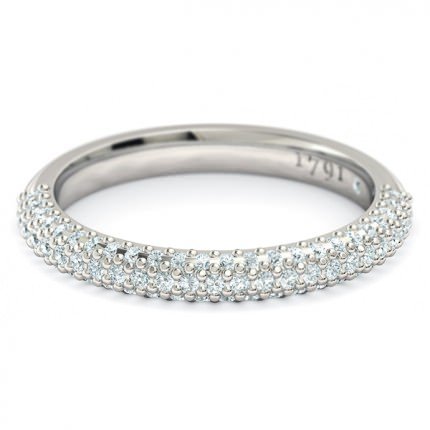 Wedding Bands White Gold Passione Women's