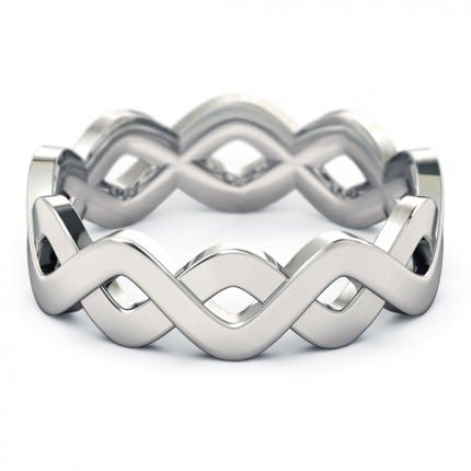 Wedding Bands White Gold Felicita Men's
