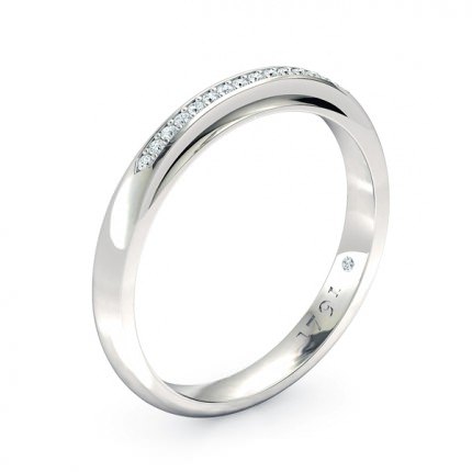 Wedding Band Platinum 950 Verita Women's - Main View
