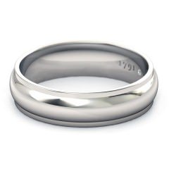 Wedding Bands Platinum 950 Passione Men's