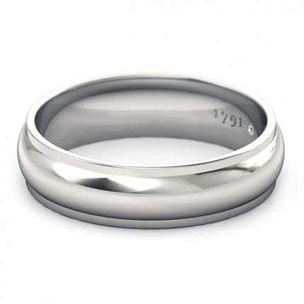 Wedding Bands White Gold Passione Men's