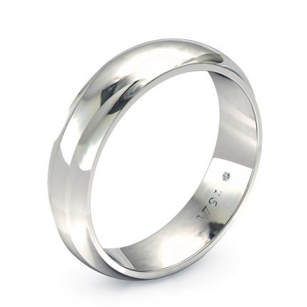 Wedding Band Platinum 950 Verita Men's - Main View