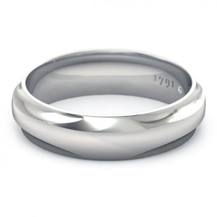 Wedding Bands White Gold Verita Men's