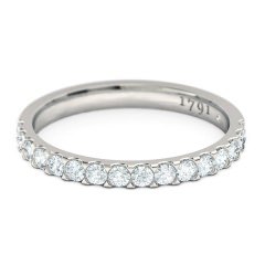 Wedding Bands Platinum 950 Scintillare Women's