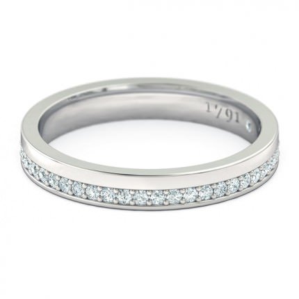 Wedding Bands White Gold Bella Women's